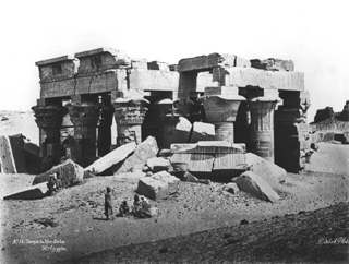 Sebah, J. P., Kom Ombo (before 1874
[In an album dated 1873-4.]) (Enlarged image size=38Kb)