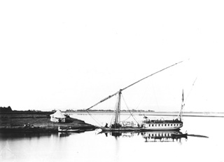 not known, Nile transport (before 1872
[In an album dated 1871-2.]) (Enlarged image size=15Kb)