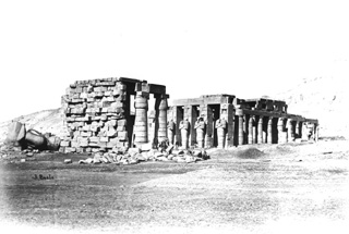 Beato, A., The Theban west bank, the Ramesseum (before 1872
[In an album dated 1871-2.]) (Enlarged image size=28Kb)