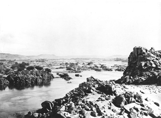 not known, The first Nile cataract (before 1872
[In an album dated 1871-2.]) (Enlarged image size=33Kb)