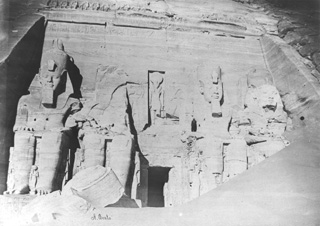Beato, A., Abu Simbel (before 1872
[In an album dated 1871-2.]) (Enlarged image size=34Kb)