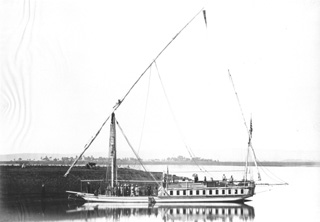 not known, Nile transport (c.1890
[Estimated date.]) (Enlarged image size=18Kb)