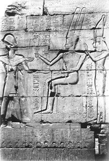 Beato, A., The Theban west bank, the Ramesseum (c.1890
[Estimated date.]) (Enlarged image size=49Kb)