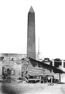 Beato, A., Alexandria (before 1879
[The obelisk removed in 1879-80.]) (Enlarged image size=25Kb)