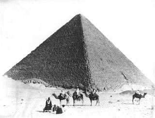 Bonfils, F., Giza (c.1880
[Estimated date.]) (Enlarged image size=30Kb)