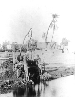 not known, Irrigation devices (c.1900
[In an album dated 1904.]) (Enlarged image size=29Kb)