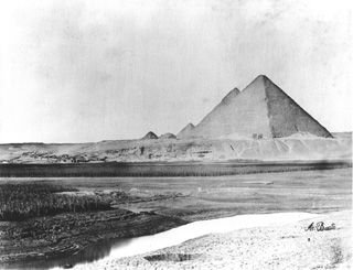 Beato, A., Giza (c.1900
[In an album dated 1904.]) (Enlarged image size=31Kb)