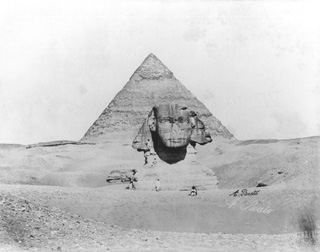 Beato, A., Giza (c.1900
[In an album dated 1904.]) (Enlarged image size=26Kb)