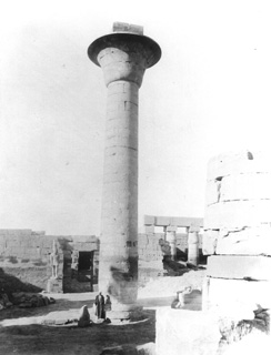 Beato, A. (probably)
[Gr. Inst. 4302 in an album where photographs appear to be exclusively by A. Beato.], Karnak (c.1900
[Gr. Inst. 4143 in an album dated 1904. Taken at the same time as Gr. Inst. 4306.]) (Enlarged image size=24Kb)