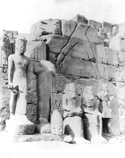 Beato, A., Karnak (c.1900
[In an album dated 1904.]) (Enlarged image size=39Kb)