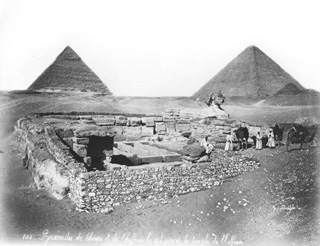 Bonfils, F., Giza (c.1880
[Estimated date.]) (Enlarged image size=35Kb)