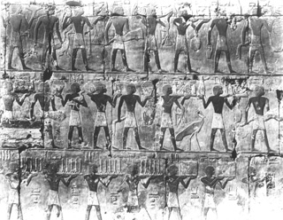 Sebah, J. P., The Theban west bank, Deir el-Bahri (c.1895
[Estimated date.]) (Enlarged image size=55Kb)