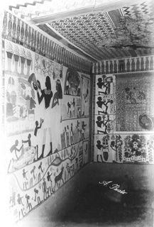 Beato, A., The Theban west bank, the necropolis (c.1890
[Estimated date.]) (Enlarged image size=37Kb)