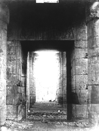 Hammerschmidt, W., The Theban west bank, the Ramesseum (1857-9
[The dates of Hammerschmidt's visits to Egypt.]) (Enlarged image size=57Kb)