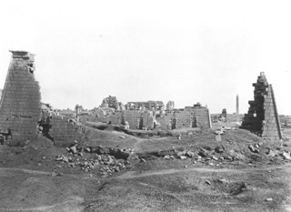 Frith, F.
[From the style of labelling.], Karnak (1856-60
[The dates of Frith's visits to Egypt.]) (Enlarged image size=28Kb)