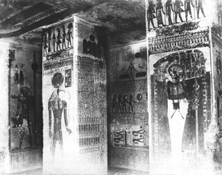 Zangaki, G., The Theban west bank, the Valley of the Kings (c.1890
[Estimated date.]) (Enlarged image size=47Kb)