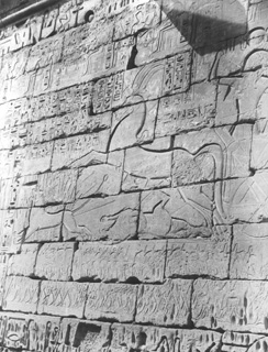 not known, The Theban west bank, Medinet Habu (c.1890
[Estimated date.]) (Enlarged image size=52Kb)