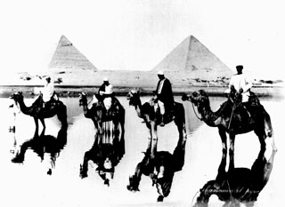 Zangaki, G., Giza (c.1880
[Estimated date.]) (Enlarged image size=23Kb)