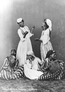 Sebah, J. P.
[From the style of captioning.], Studio groups and portraits (before 1876
[In an album dated 1876.]) (Enlarged image size=35Kb)