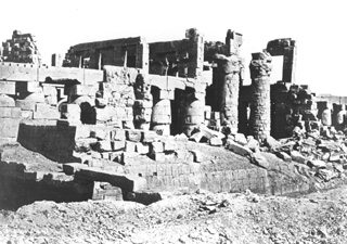 Sebah, J. P., Karnak (before 1876
[In an album dated 1876.]) (Enlarged image size=45Kb)