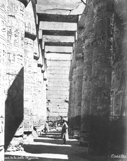 Sebah, J. P., Karnak (before 1876
[In an album dated 1876.]) (Enlarged image size=44Kb)