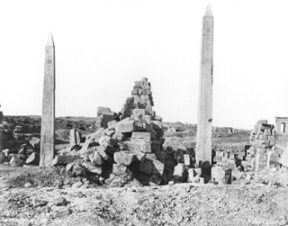 Sebah, J. P., Karnak (c.1875
[Estimated date.]) (Enlarged image size=35Kb)