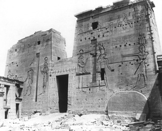Sebah, J. P., Philae (c.1890
[Estimated date.]) (Enlarged image size=43Kb)