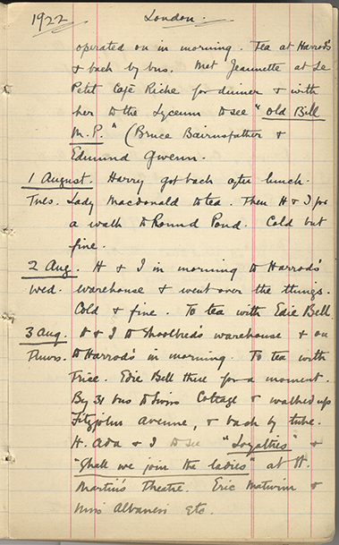 Minnie Burton's Diary, p. 31