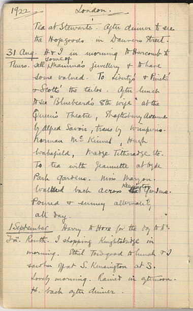 Minnie Burton's Diary, p. 42