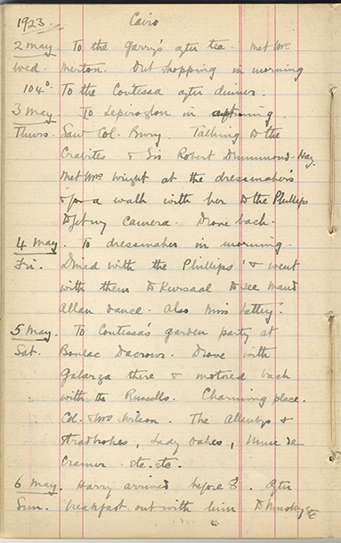 Minnie Burton's Diary, p. 94