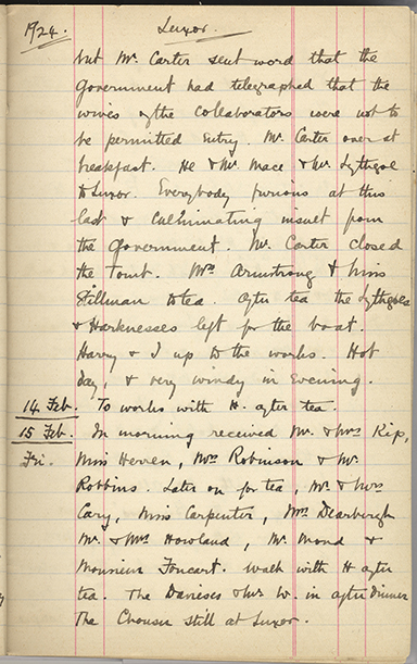 Minnie Burton's Diary, p. 169