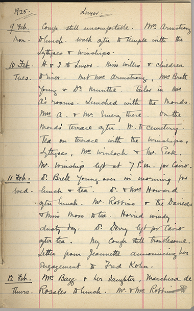 Minnie Burton's Diary, p. 255