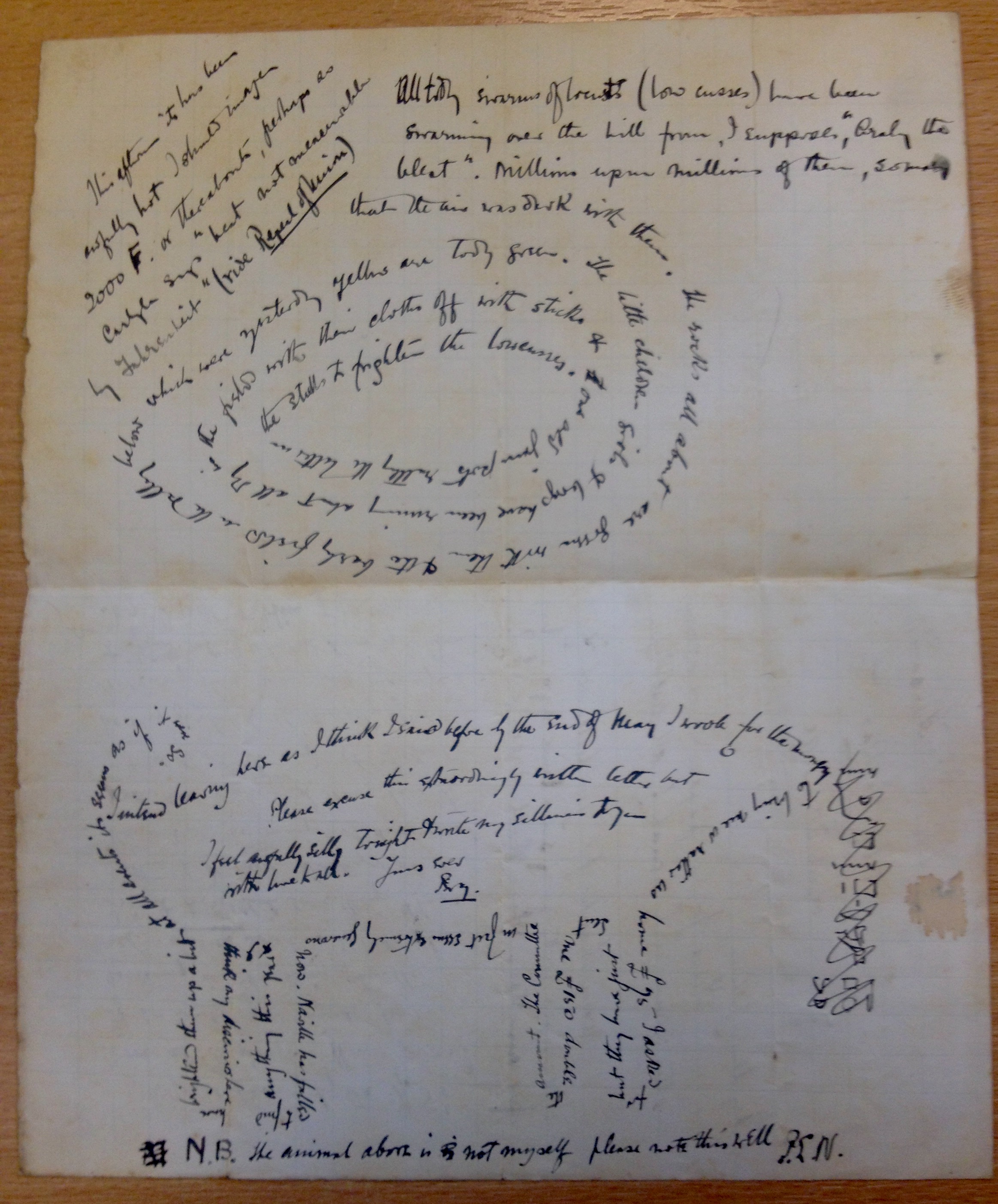 Letter to John Newberry in 1891 Letter to John Newberry in 1891